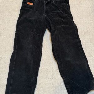 Black Corduroy Men Pants